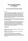 First-page thumbnail for Islam is the Most Pluralistic of all Religions