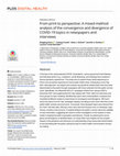 Research paper thumbnail of From print to perspective: A mixed-method analysis of the convergence and divergence of COVID-19 topics in newspapers and interviews