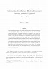 Research paper thumbnail of Understanding Voter Fatigue: Election Frequency & Electoral Abstention Approval