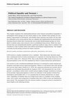 Research paper thumbnail of Political Equality and Turnout