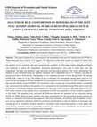 Research paper thumbnail of ANALYSIS OF RICE CONSUMPTION BY HOUSEHOLDS IN THE POST FUEL SUBSIDY REMOVAL IN ABUJA MUNICIPAL AREA COUNCIL (AMAC), FEDERAL CAPITAL TERRITORY (FCT), NIGERIA