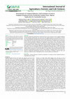 Research paper thumbnail of International Journal of Agriculture, Forestry and Life Sciences