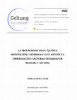 Research paper thumbnail of LA FECUNDIDAD DE LA “QUINTA MEDITACIÓN CARTESIANA” O EL ARTE DE LA DISIMULACIÓN: LECTURAS CRUZADAS DE HUSSERL Y LEVINAS