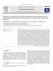 Research paper thumbnail of New data on changes in the European distribution of the mammoth and the woolly rhinoceros during the second half of the Late Pleistocene and the early Holocene