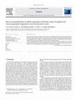 Research paper thumbnail of Olive oil quantification of edible vegetable oil blends using triacylglycerols chromatographic fingerprints and chemometric tools