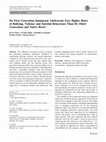Research paper thumbnail of Do First Generation Immigrant Adolescents Face Higher Rates of Bullying, Violence and Suicidal Behaviours Than Do Third Generation and Native Born?
