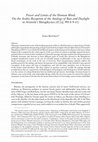 Research paper thumbnail of Amos Bertolacci, “Power and Limits of the Human Mind: On the Arabic Reception of the Analogy of Bats and Daylight in Aristotle's Metaphysics (II [α], 993 b 9-11)”, Studia Graeco-Arabica, 14, 2024, pp. 515-545.