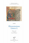 Research paper thumbnail of Papia - Elementarium. Littera L