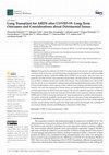Research paper thumbnail of Lung Transplant for ARDS after COVID-19: Long-Term Outcomes and Considerations about Detrimental Issues