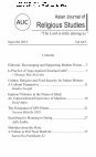 Research paper thumbnail of AUC: Asian Journal of Religious Studies Sept-Oct 2019 64/5