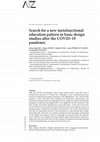Research paper thumbnail of Search for a new metafunctional education pattern in basic design studios after the COVID-19 pandemic