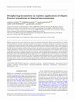 Research paper thumbnail of Deciphering locomotion in reptiles: application of elliptic Fourier transforms to femoral microanatomy