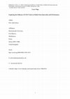 Research paper thumbnail of Exploring the Influence of CEO Traits on Media Firm Innovation and Performance Author