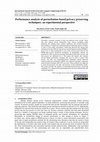 Research paper thumbnail of Performance analysis of perturbation-based privacy preserving techniques: an experimental perspective