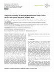 Research paper thumbnail of Temporal variability of chlorophyll distribution in the Gulf of Mexico: bio-optical data from profiling floats
