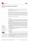 Research paper thumbnail of Reverse Archaeology: A New Method