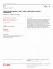 Research paper thumbnail of Obscuring the speaker’s stance: when explicitating results in implicitation
