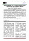 Research paper thumbnail of Influence of the Design Issues on Crime Prevention: An Overview of the Architectural and Environmental Approaches