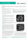 Research paper thumbnail of Radiological Manifestations of Progressive Supranuclear Palsy