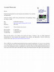 Research paper thumbnail of Engineered nanomaterials for water treatment