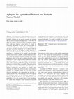 Research paper thumbnail of AgInput: An Agricultural Nutrient and Pesticide Source Model