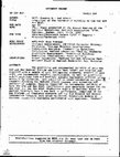 Research paper thumbnail of National Board of Medical Examiners; Test Revision