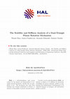 Research paper thumbnail of The Stability and Stiffness Analysis of a Dual-Triangle Planar Rotation Mechanism