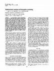 Research paper thumbnail of Multivariate analysis of <i>Drosophila</i> courtship