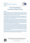 Research paper thumbnail of EU-UK trade flows: Continuities, changes and trends