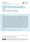 Research paper thumbnail of Enhancing Python Programming Education with an AI-Powered Code Helper: Design, Implementation, and Impact