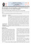 Research paper thumbnail of The Government's Aim and Expenditure on Educational Development: A Pari Pasu Panacea for True Economic Development