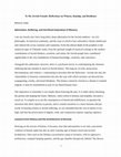 Research paper thumbnail of Witness and Kinship: Thoughts on Jewish Identity and Resilience