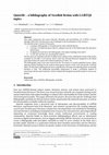 Research paper thumbnail of Queerlit – a bibliography of Swedish fiction with LGBTQI topics