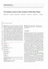 Research paper thumbnail of Non-Euclidean Analysis of Joint Variations in Multi-Object Shapes