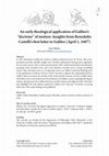 Research paper thumbnail of An early theological application of Galileo’s "doctrine" of motion: Insights from Benedetto Castelli’s first letter to Galileo (April 1, 1607)