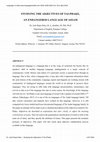 Research paper thumbnail of STUDYING THE ADJECTIVES OF TAI-PHAKE, AN ENDANGERED LANGUAGE OF ASSAM