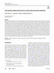 Research paper thumbnail of Task-specific auditory distraction in serial recall and mental arithmetic