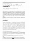 Research paper thumbnail of Reevaluating the So-called “Reforms of Urukagina” (2): Their Actual Implementation in the Case of the Maškim Official