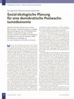 Research paper thumbnail of Sozial-ökologische Planung für eine demokratische Postwachstumsökonomie