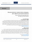 Research paper thumbnail of Exceso poético y reducción literaria: Ayvu Rapyta, de León Cadogan