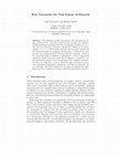 Research paper thumbnail of Tree Automata for Non-linear Arithmetic