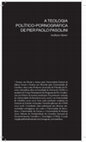 Research paper thumbnail of A TEOLOGIA POLÍTICO-PORNOGRÁFICA DE PIER PAOLO PASOLINI