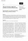 Research paper thumbnail of The use of music in aged care facilities: A mixed-methods study