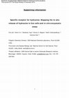 Research paper thumbnail of Specific receptor for hydrazine: mapping the in situ release of hydrazine in live cells and in an in vitro enzymatic assay
