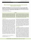 Research paper thumbnail of Effect of Seed Treatment on Early Season Brown Spot Caused by Septoria glycines of Soybean