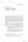 Research paper thumbnail of R. Tondini, Origene e la περιωπή tra Platone e Numenio, «Annali di Storia dell'Esegesi» 39 (2022), 347-370.