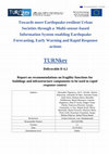 Research paper thumbnail of Deliverable 4.2: Report on recommendations on fragility functions for buildings and infrastructure components to be used in rapid response context