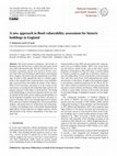 Research paper thumbnail of A new approach to flood vulnerability assessment for historic buildings in England