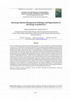 Research paper thumbnail of Bioenergy Industry Management Challenges and Opportunities in the Energy Transition Era