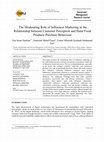 Research paper thumbnail of The Moderating Role of Influencer Marketing in the Relationship between Customer Perception and Halal Food Products Purchase Behaviour